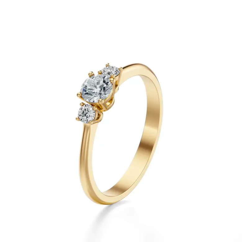 Pierścionek zaręczynowy z diamentami AJPZ_102